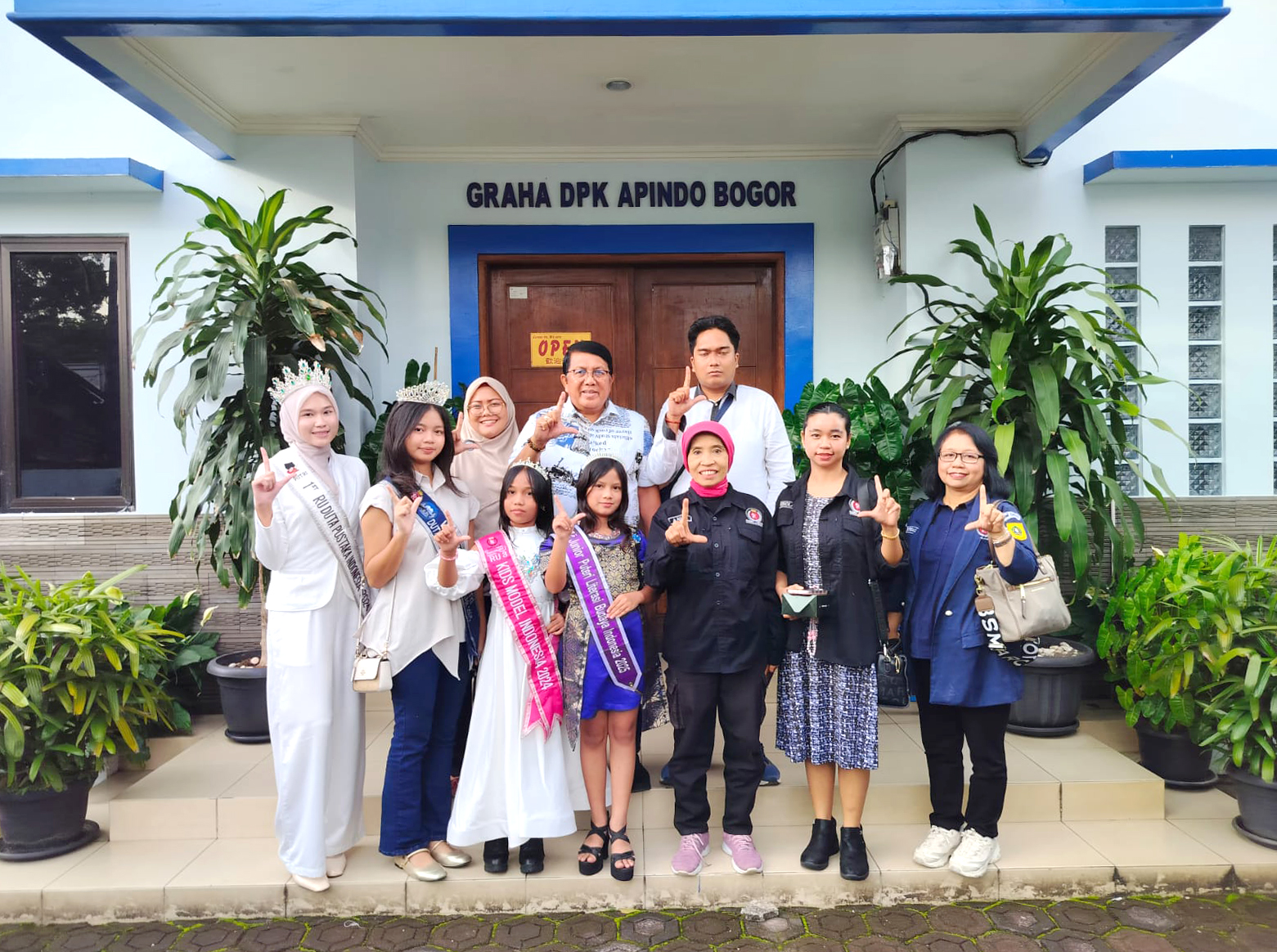 Audiensi Pengurus dan Model Yayasan Romasenta Gallery ke Graha DPK APINDO Kabupaten Bogor.